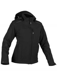 Schwarze Arbeits Winterjacke Damen